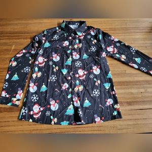 CHRISTMAS MEN BUTTON UP XL